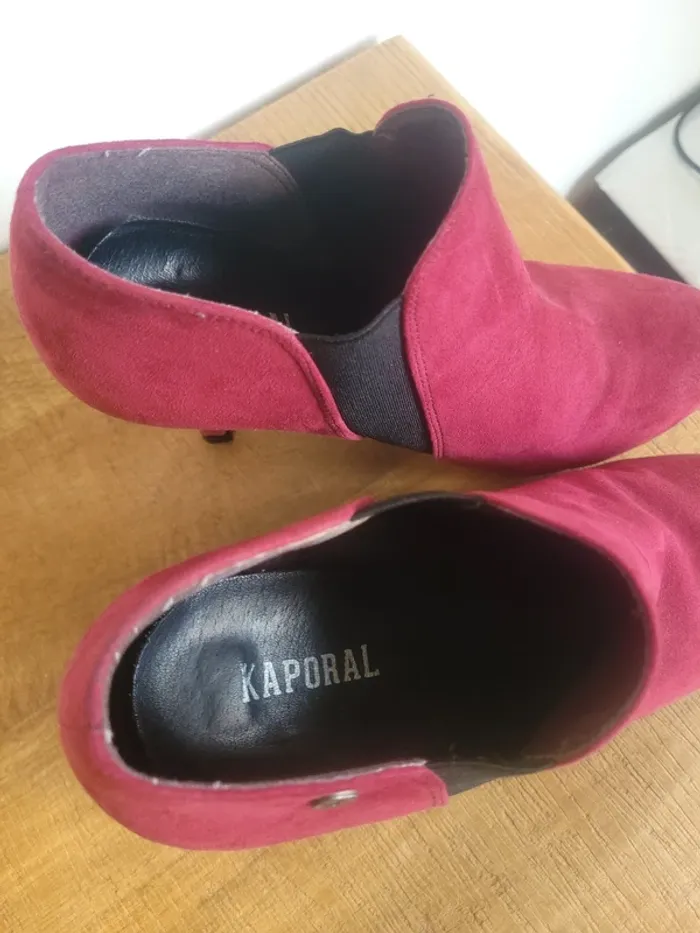 Bottine bordeaux marque kaporal 37 - photo numéro 4