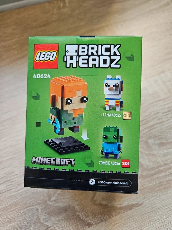 LEGO BrickHeadz / 40624 Alex, personnage iconique de Minecraft - photo numéro 3