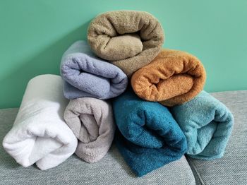 Lot 7 coupons tissu bambou
