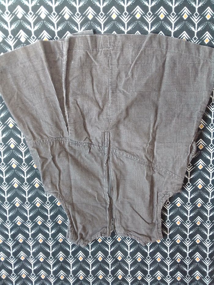 Robe velours marron Kiabi 6 mois - photo numéro 2