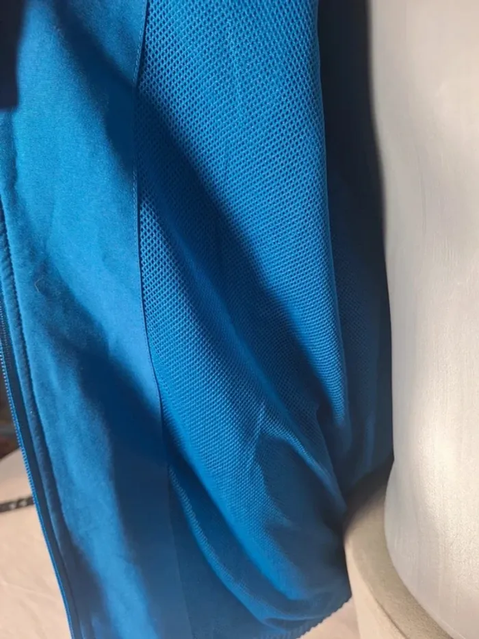 Veste Adidas Vintage Bleu & Noir – Années 2000 – Taille L - imprimé (595) - photo numéro 9