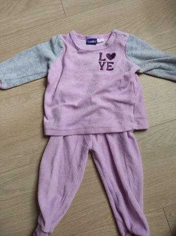 Ensemble jogging taille 6/12 mois Lupilu