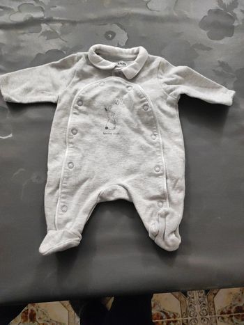 Pyjama gris naissance