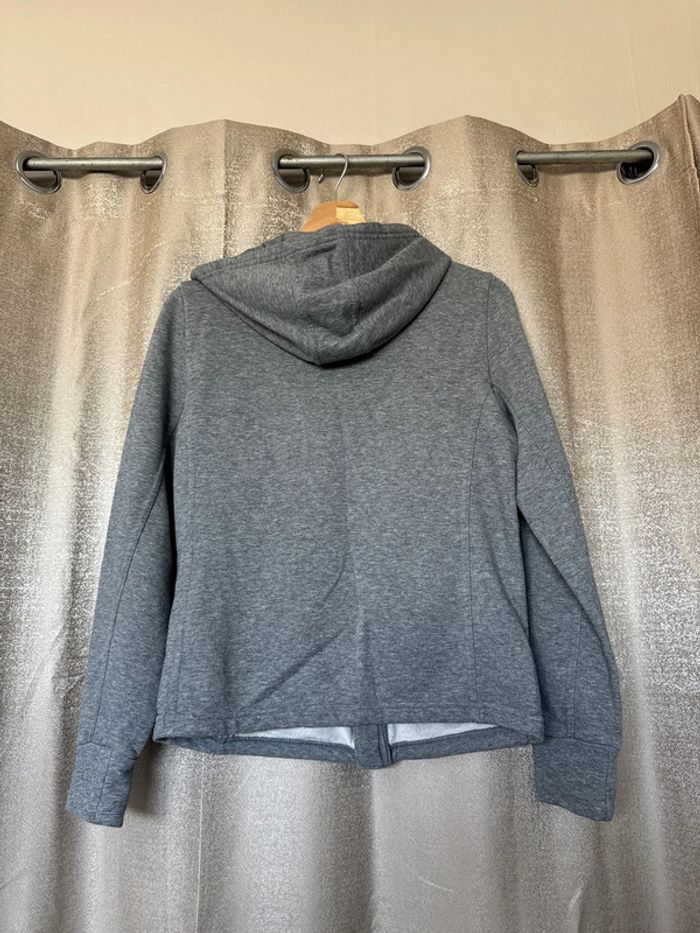 Veste à capuche zippée Puma Femme – Taille M – Gris chiné – Très bon état - photo numéro 9