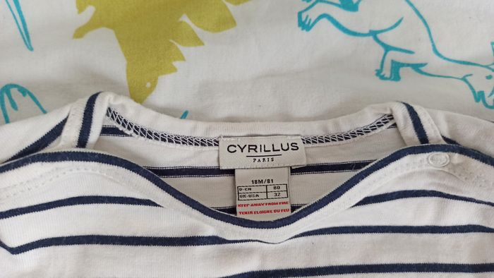 T shirt Cyrillus 18 mois - photo numéro 3