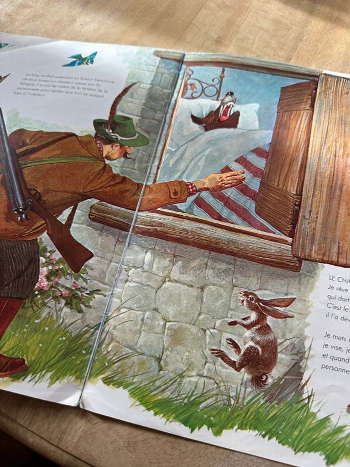 Livre Au Pays des Contes Le petit chaperon rouge éditions Fabbri - photo numéro 6