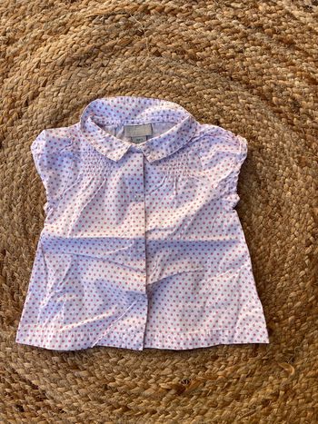 Chemise sans manche fille 9 mois Cyrillus