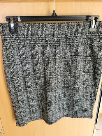 Jupe noire grise et blanche In Extenso 