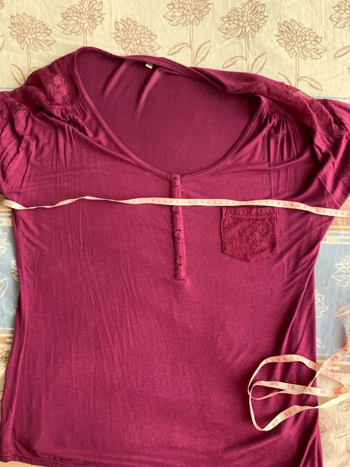 Teeshirt premaman L violet - photo numéro 6