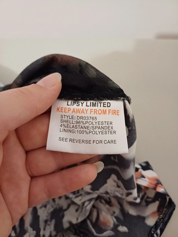 Robe courte bustier à motifs Lipsy taille S 36 - photo numéro 8