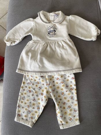 Ensemble robe pantalon fille 12 mois’