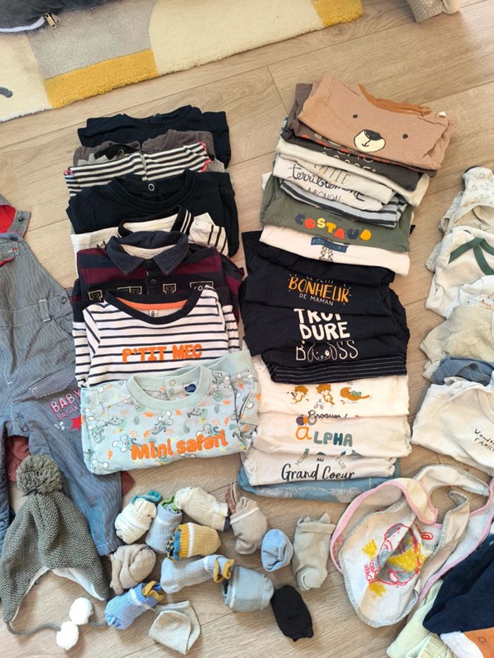 Gros lot vêtements garçon 12 mois 79 articles - photo numéro 5