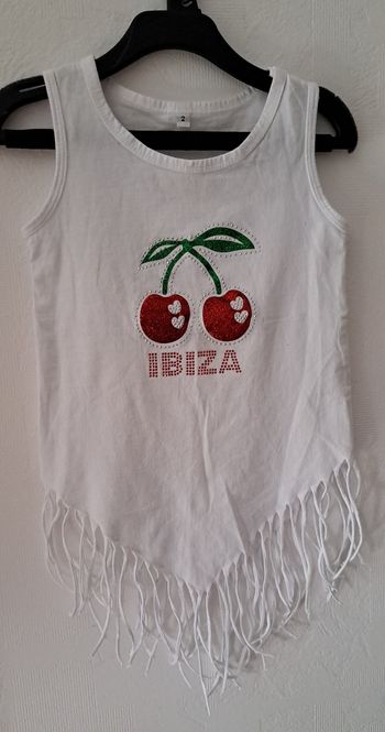 Robe neuve à franges 2 ans