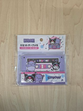 Memo Sanrio Kuromi cassette