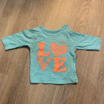 Tee shirt manche longue 1 mois