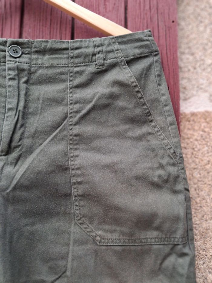 Pantalon en toile épaisse Bizzbee kaki - photo numéro 5