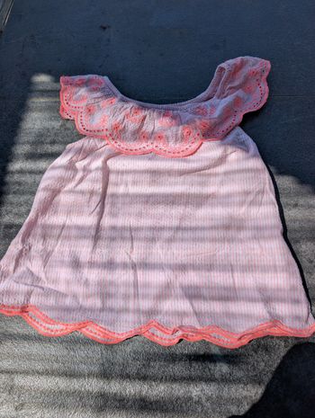 Tee-shirt sans manches été fille 6 ans 