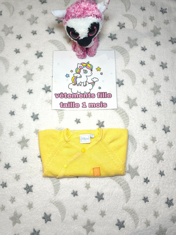 Gilet Mixte Disney baby - 1 mois - jaune - très bon état - photo numéro 5
