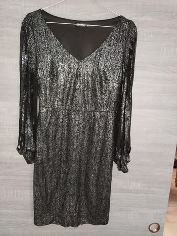 Robe soirée grise taille 36