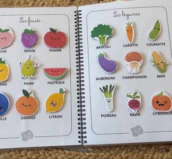 Livret d’activités avec pièces à scratch Montessori