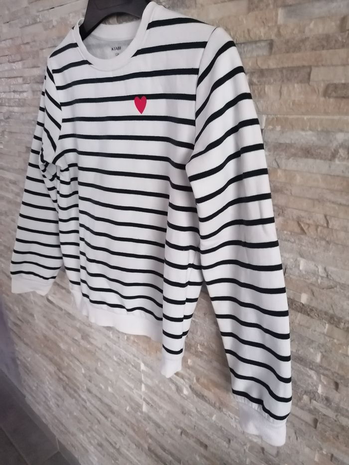 Pull sweet rayé taille 12ans Kiabi - photo numéro 3