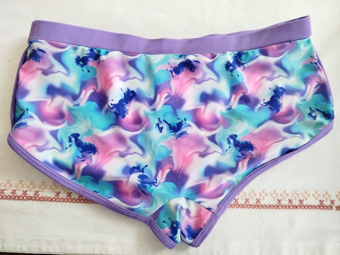 Maillot de bain fille 2 pièces violet 11-12 ans LC Waikiki - photo numéro 7