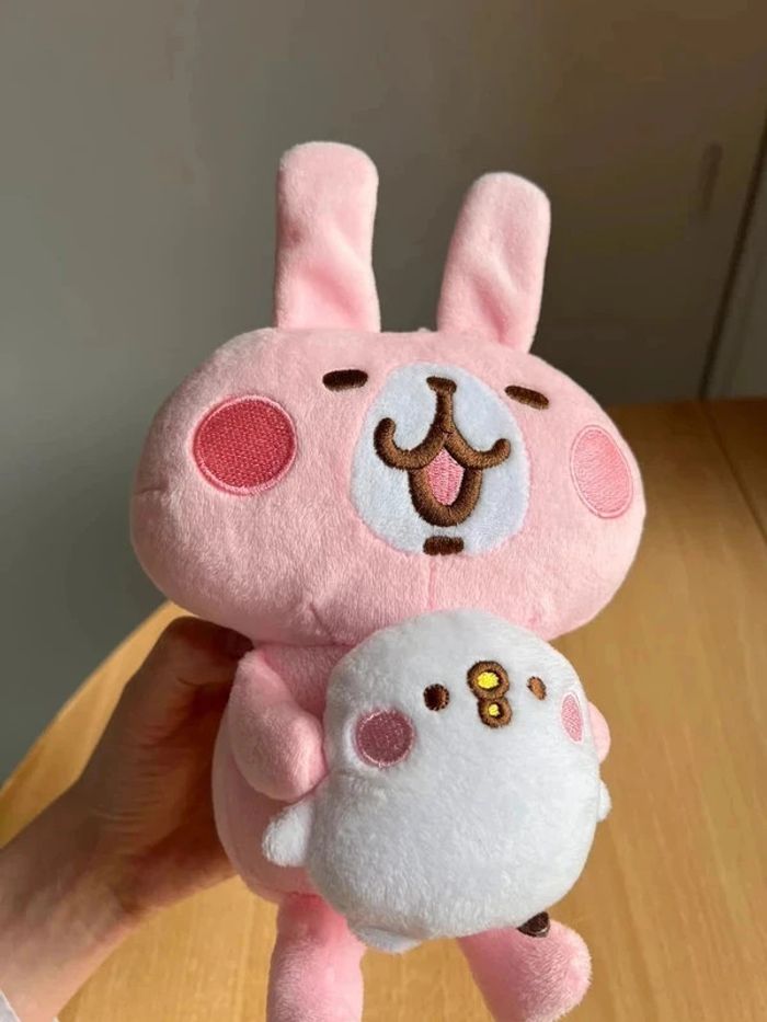 🌸 Peluche rose Kanahei’s Small Animals Taiwan – Neuve et rare - photo numéro 3