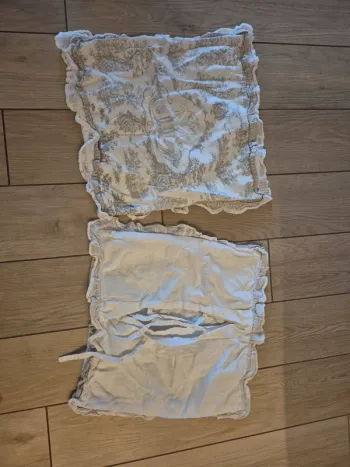 Housses de coussin Shabby Blanc Mariclo