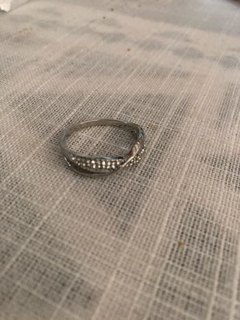 #bague #argente #zirconium