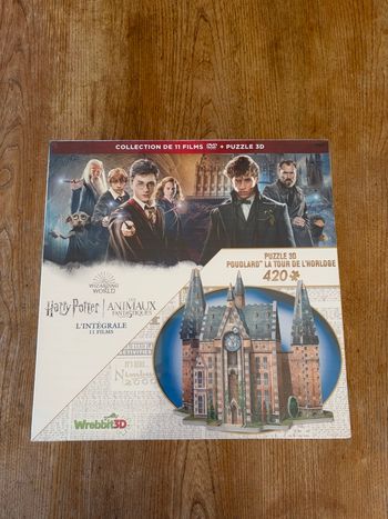 Harry Potter Intégrale 11 Films + Puzzle 3D Poudlard 420 pièces – Coffret Collector Neuf