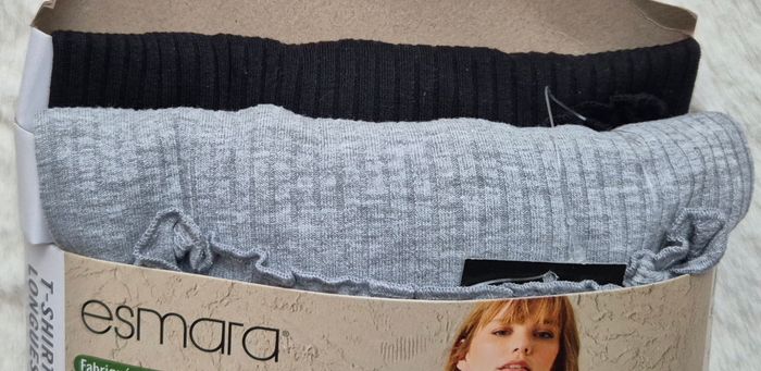 T-shirts à manches longues côtelés - photo numéro 2