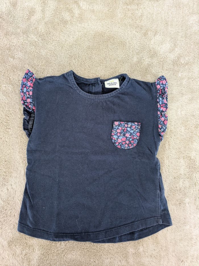 Joli T-shirt/Top Fille "Tape à l'Œil"