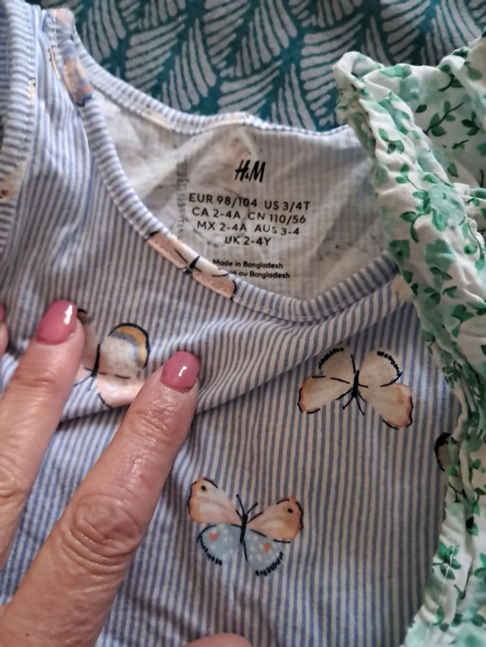Lot de 3 robe à bretelles été fille - photo numéro 6