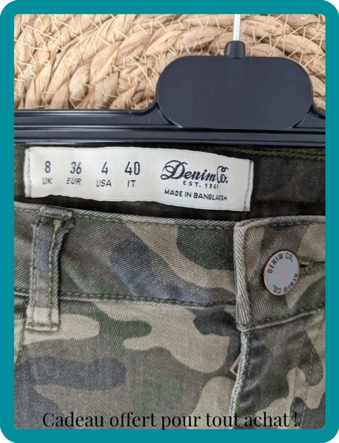 Jean camouflage DenimCo 36 - photo numéro 4