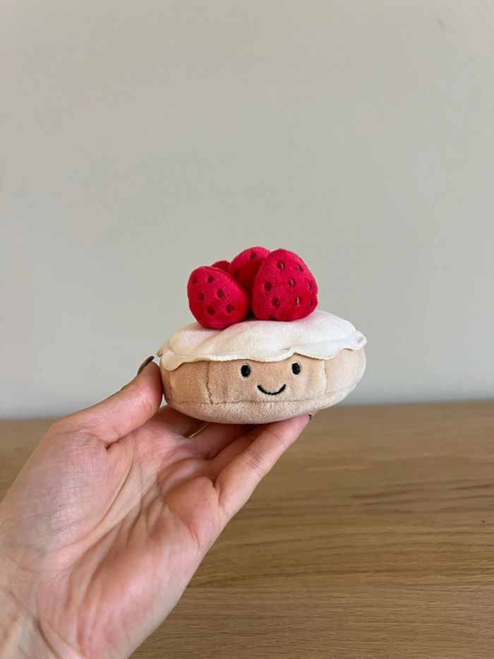 Peluche Jellycat tarte aux fraises - photo numéro 2