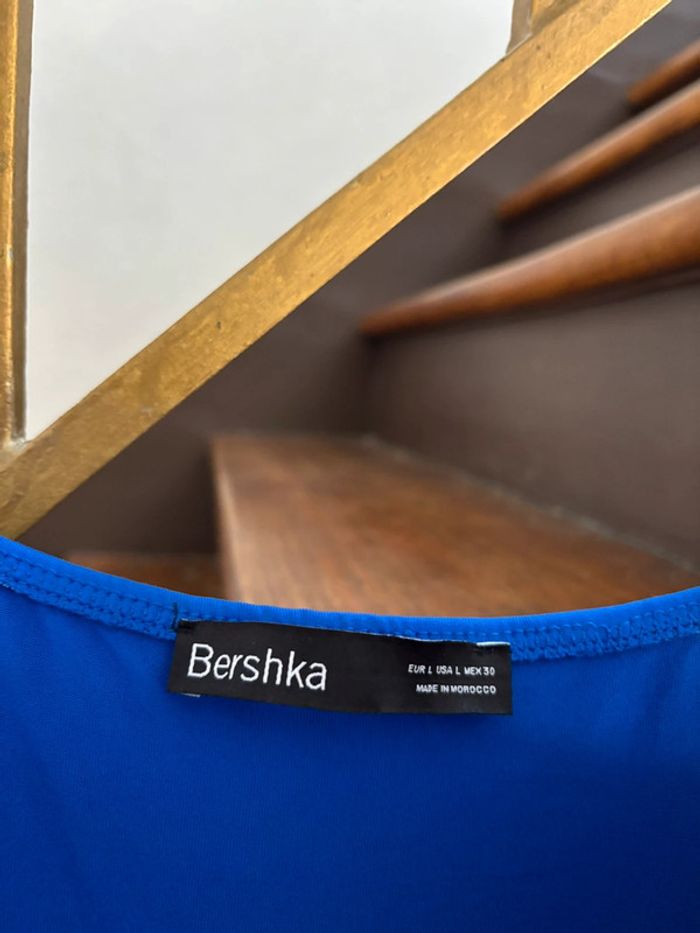 Robe Bershka bleu roi - photo numéro 3