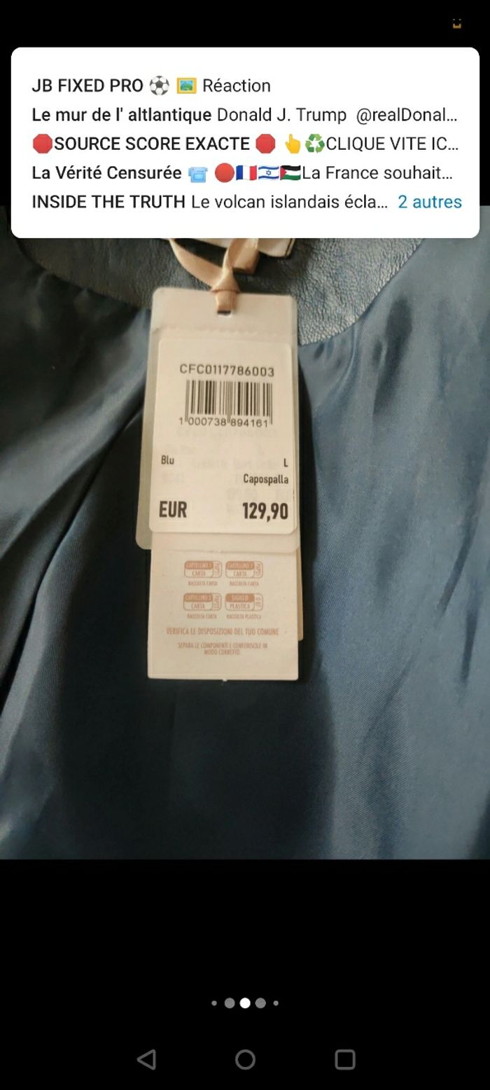Veste femme neuve Rinascimento taille L - photo numéro 6