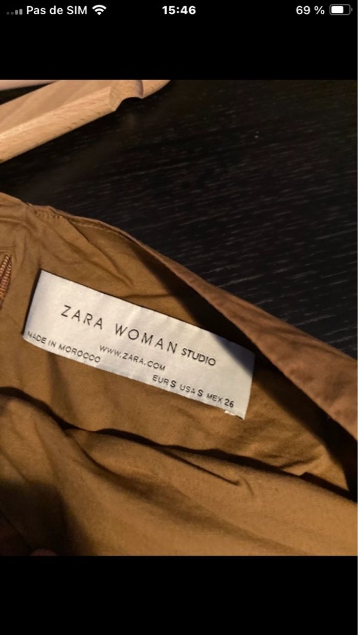 Top court Zara manches larges taille S comme neuf - photo numéro 2