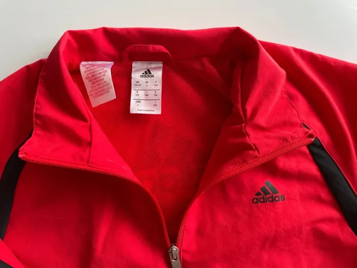Sweat-shirt adidas rouge - photo numéro 3