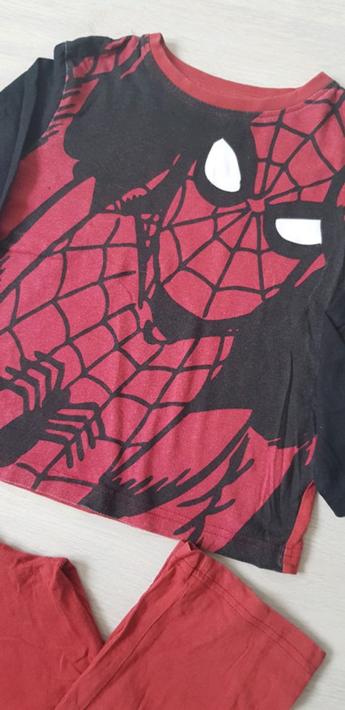 Pyjama fin 2 pièces 3/4 ans Spiderman - photo numéro 2