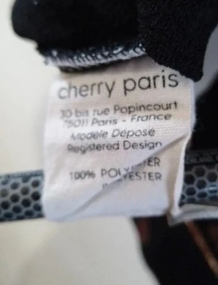 Blouse taille 2 - 100% polyester - Cherry Paris - photo numéro 14