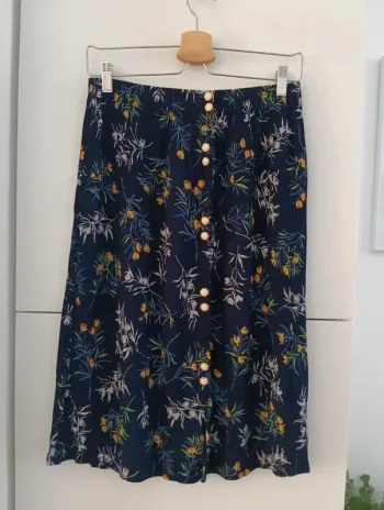 Jupe vintage longueur sous le genou