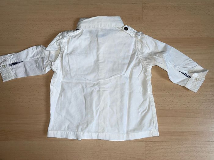 Chemise blanche manches longues taille 6 mois - photo numéro 2