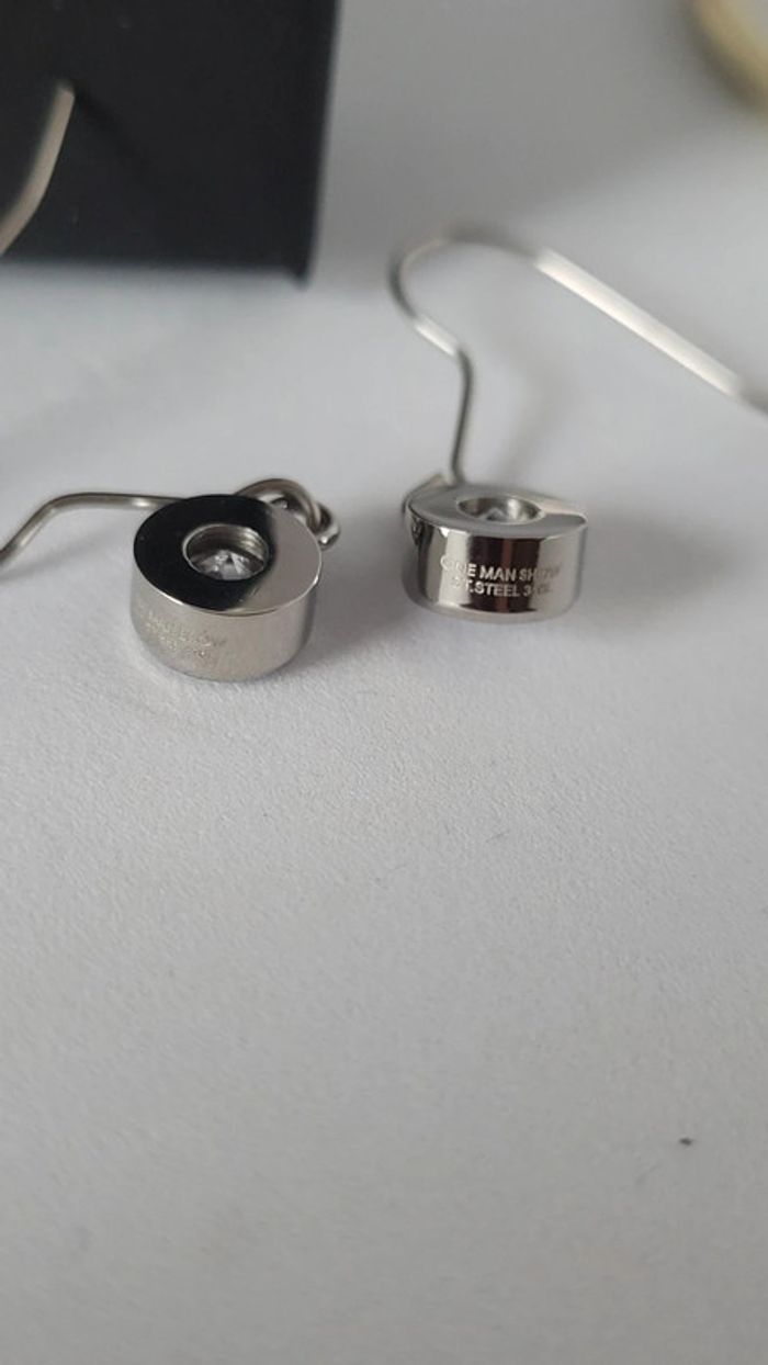 Pendantes oxydes de zirconium - photo numéro 2