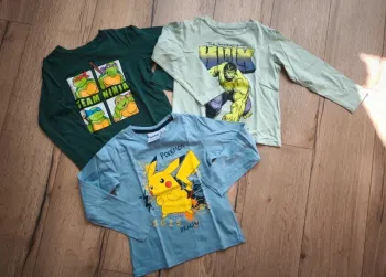 Lots de 3 hauts pyjamas 5-6 ans