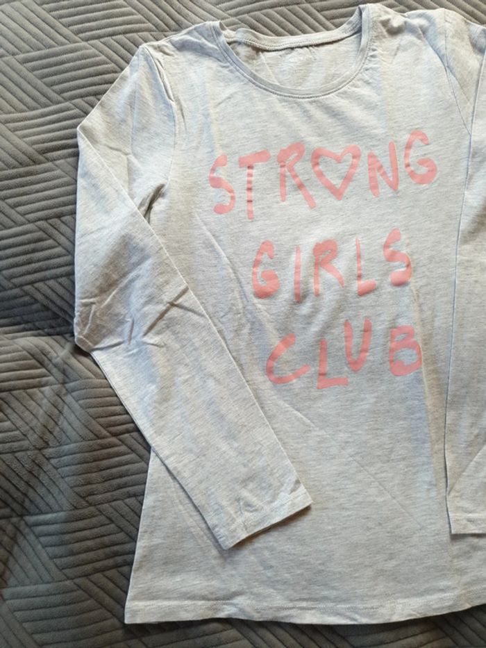 T-shirt manches longues 13-14 ans fille - photo numéro 3