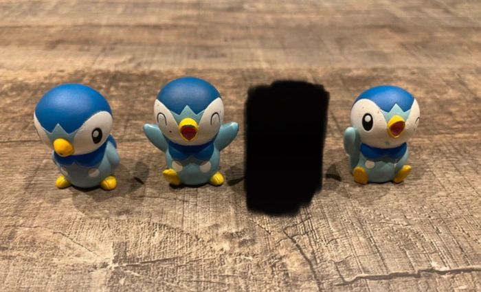 3 Pokémon  Finger Puppet Pokémon / Nintendo « Ttiplouf » (Bandai)