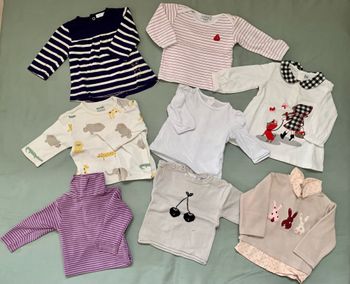 Lot t-shirt manches longues