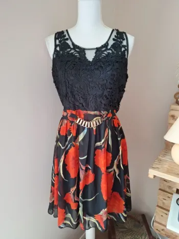 Robe fleurie t42 #F42XL-043