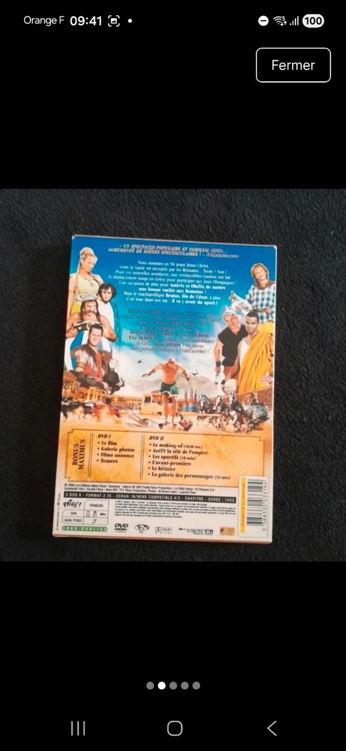 Coffret 2 dvd Astérix aux jeux olympiques - photo numéro 2